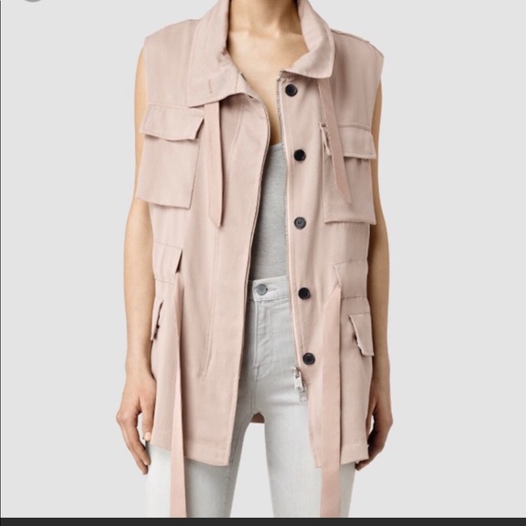 All Saints Jackets & Blazers - All saints Ayia sleeveless Jacket